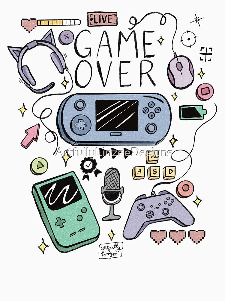 Gamer Aesthetic by ArtfullyLinzeeDesigns T-Shirts, Hoodie, Sweatshirt | BlankRebels.com (Image 3)