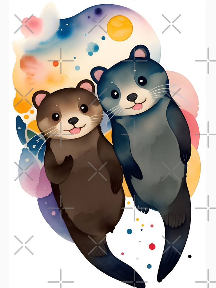 Significant Otters - Otters Holding Hands by Studio Angel 1111 T-Shirts, Hoodie, Sweatshirt | BlankRebels.com (Image 2)