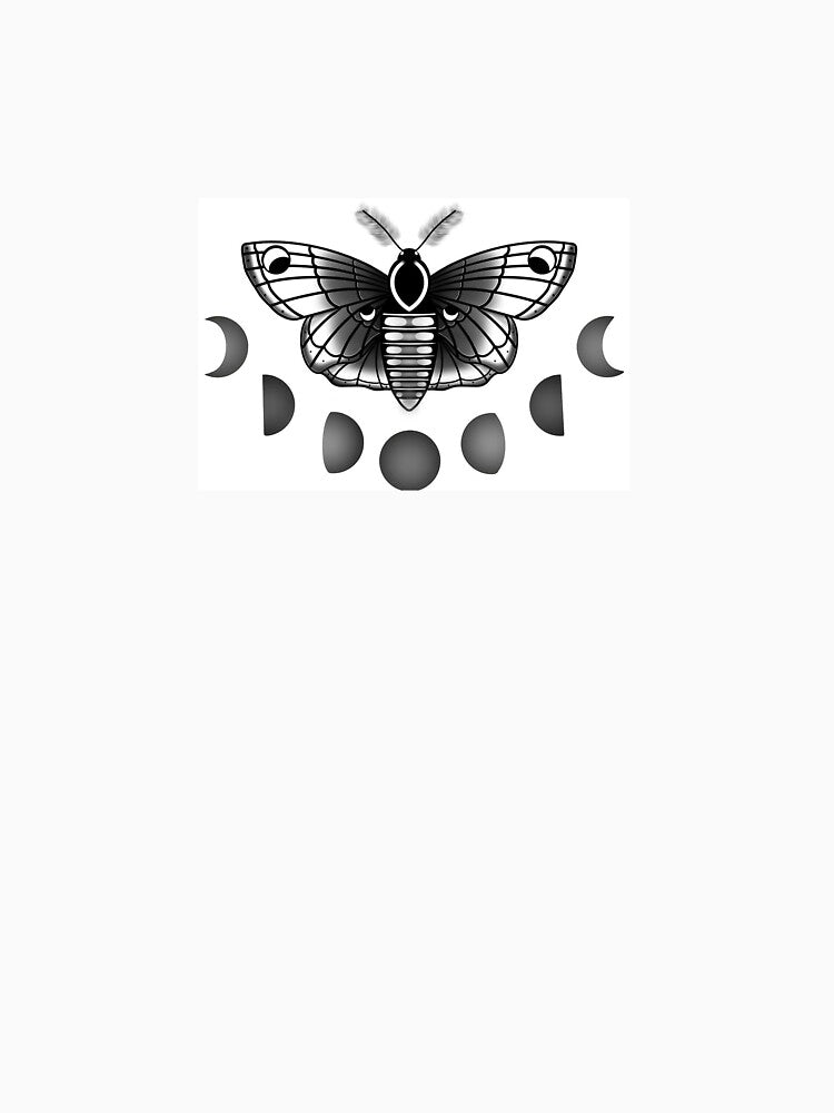 moon phase moth by Anna Orlandi T-Shirts, Hoodie, Sweatshirt | BlankRebels.com (Image 3)