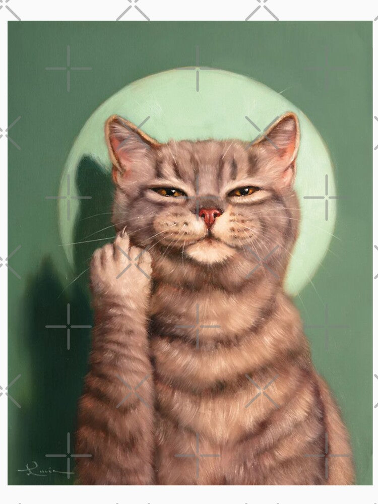 No f*** giving cat by ersindesign