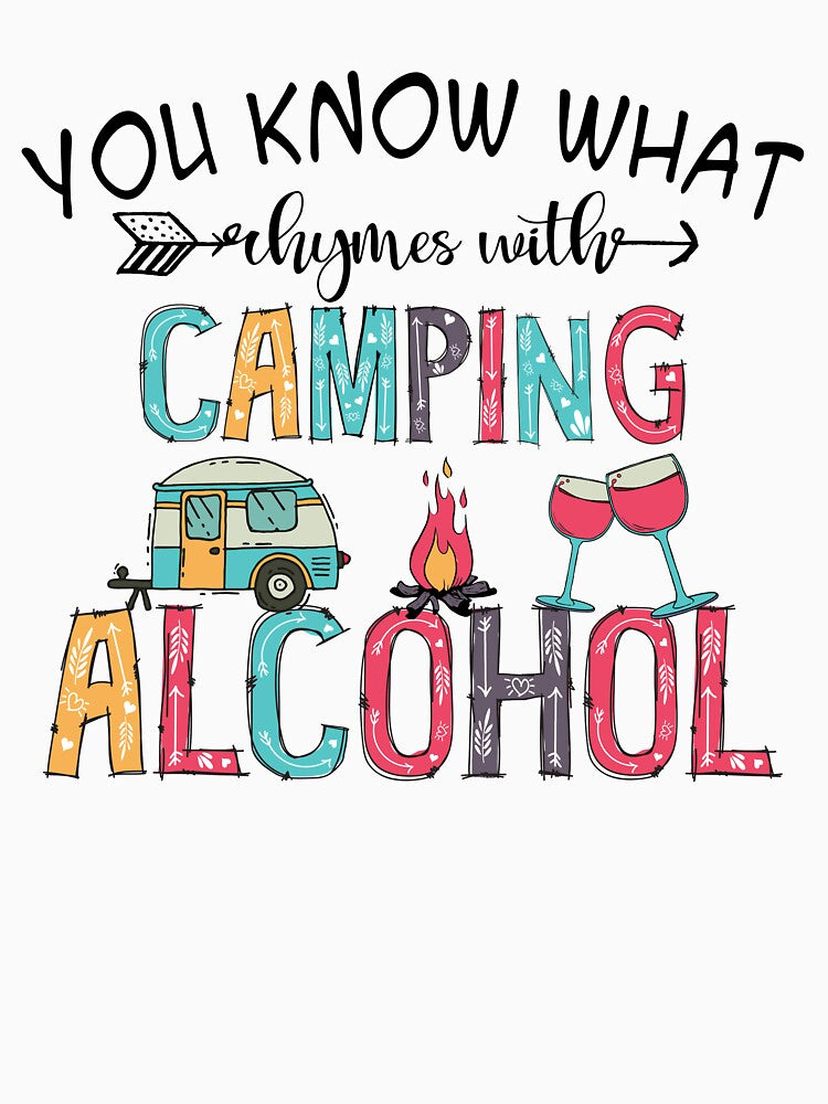 camping alcohol by jasminego7 T-Shirts, Hoodie, Sweatshirt | BlankRebels.com (Image 3)