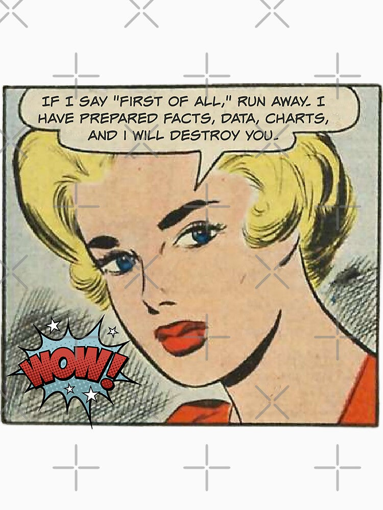 If I Say "First of All", Run Away! Snarky Office Worker by SSustainable T-Shirts, Hoodie, Sweatshirt (Image 3)