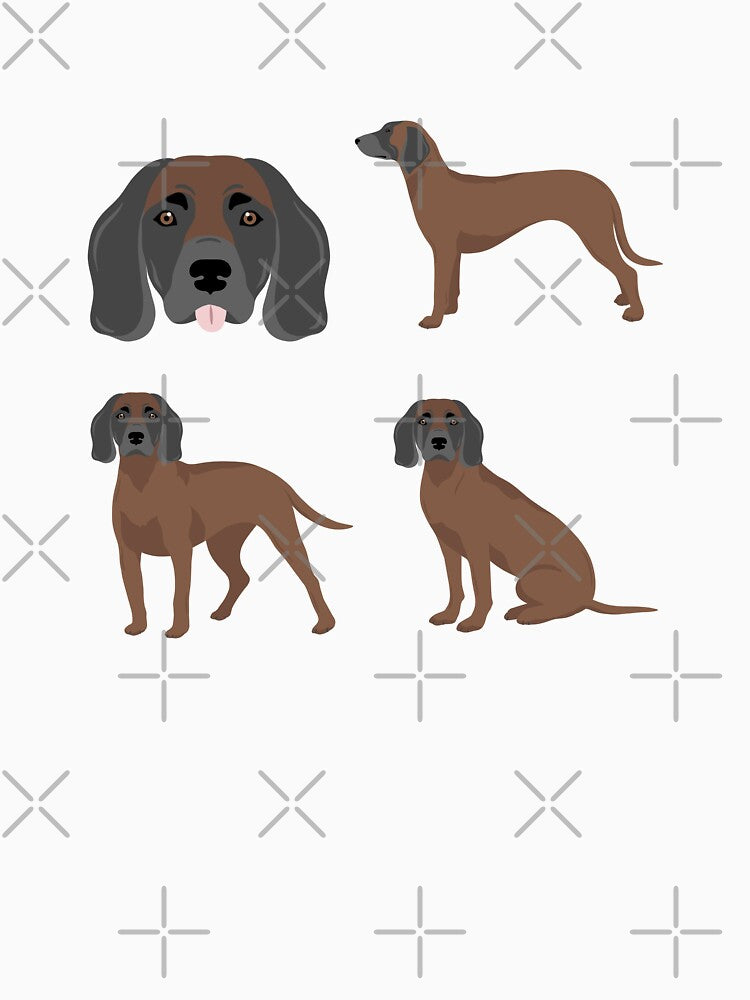 Brown Bavarian Mountain Hound Dog by TheAnimalZ00 T-Shirts, Hoodie, Sweatshirt | BlankRebels.com (Image 3)