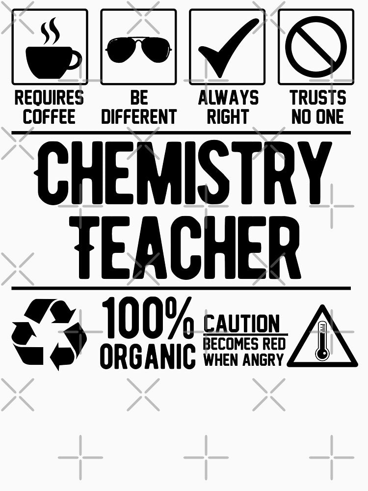 Chemistry Teacher by Graficof T-Shirts, Hoodie, Sweatshirt | BlankRebels.com (Image 3)