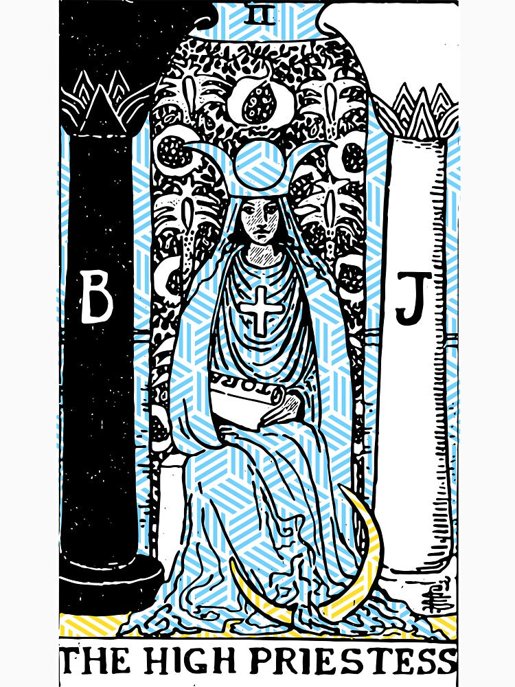 The High Priestess - A Geometric Print by Annalee Beer T-Shirts, Hoodie, Sweatshirt | BlankRebels.com (Image 3)