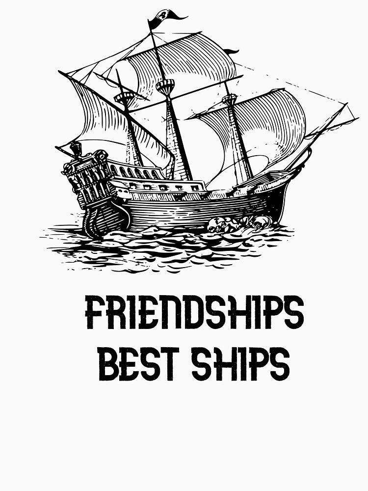 Friendships Best Ships by LeeHillshire T-Shirts, Hoodie, Sweatshirt | BlankRebels.com (Image 3)