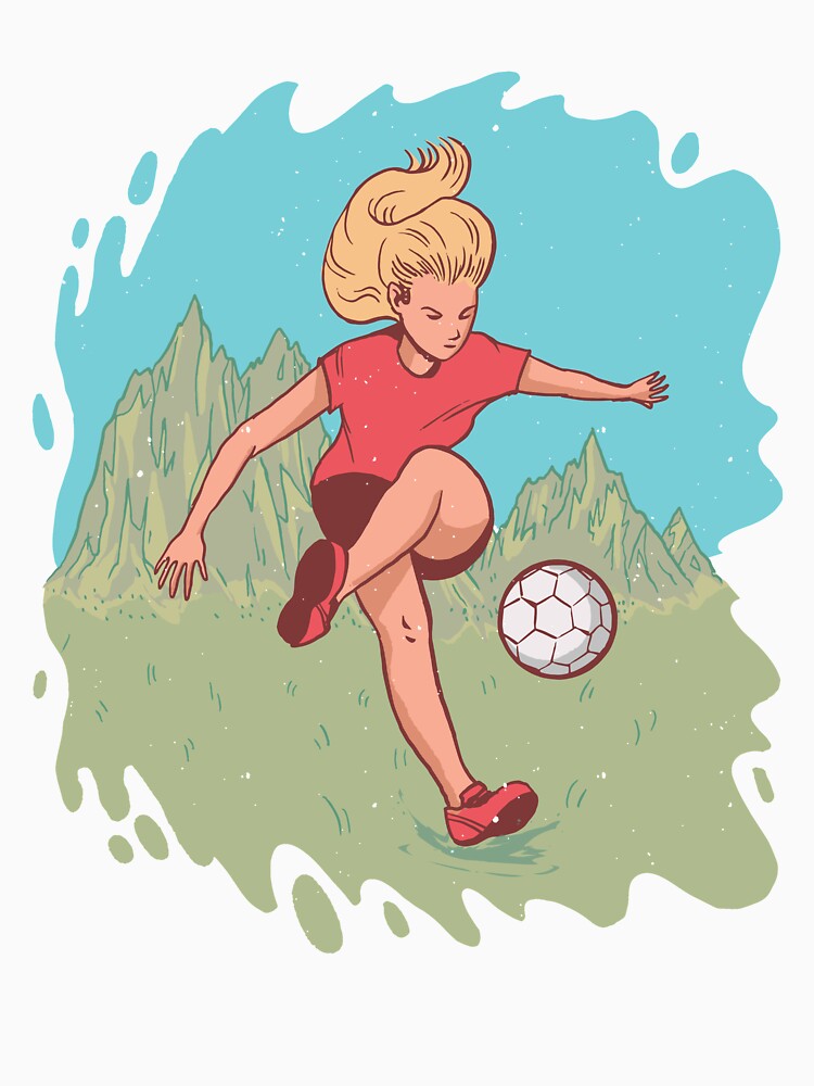 Woman Playing Soccer Sports Girl by AaaleXX