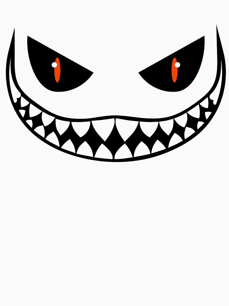 Black Cat with Glowing Orange Eyes | Spooky Halloween Aesthetic Design by Kabootri T-Shirts, Hoodie, Sweatshirt (Image 3)