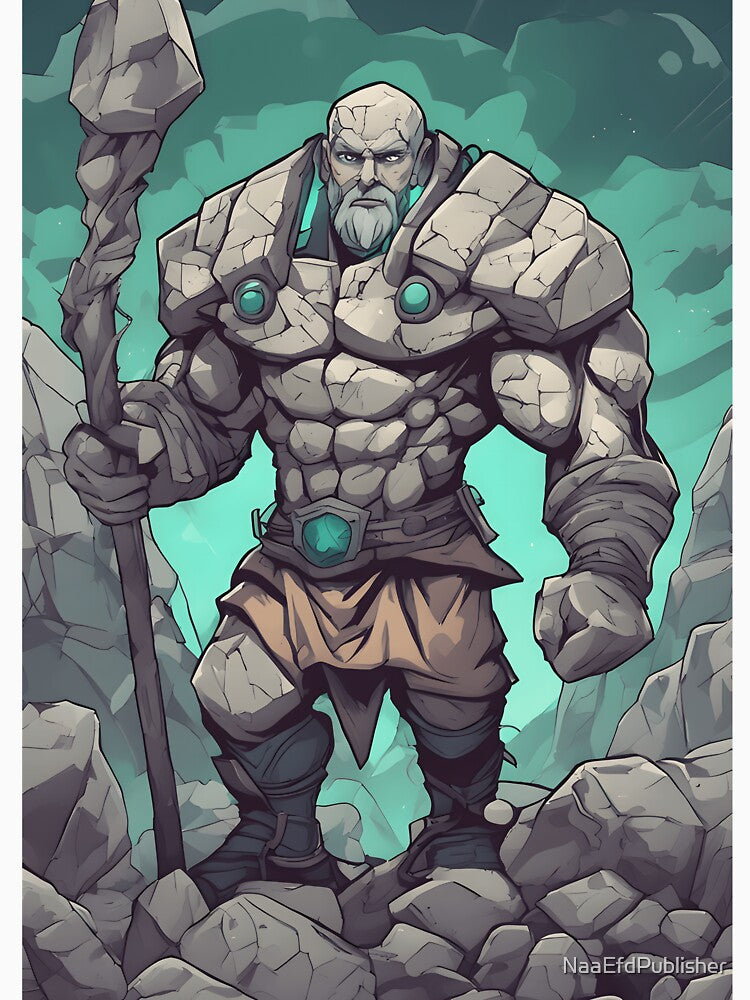 Superhero Stone Sentinel by NaaEfdPublisher