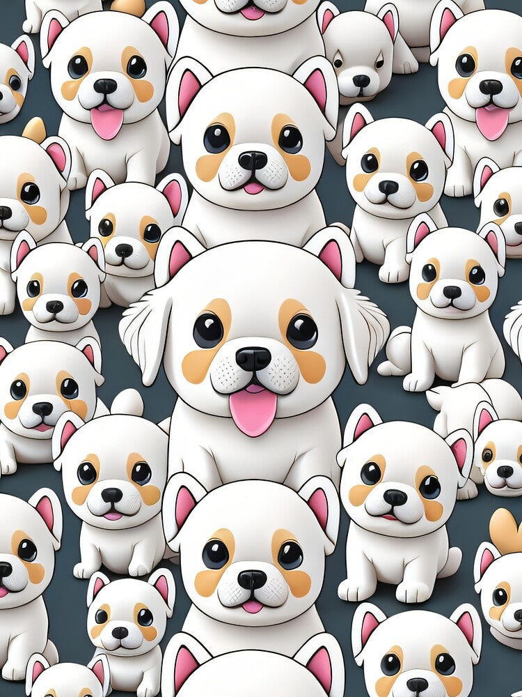 Pattern of lovely dog 1 by SpecialForceART T-Shirts, Hoodie, Sweatshirt | BlankRebels.com (Image 3)