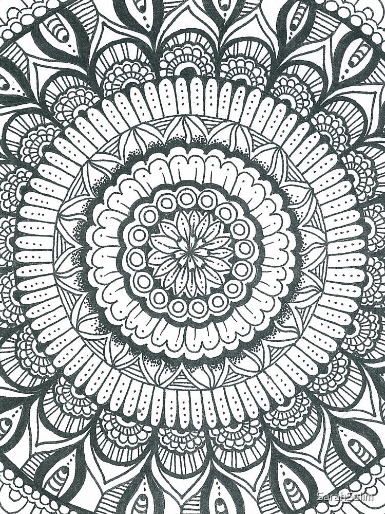 Mandala Maze by SarahSalim T-Shirts, Hoodie, Sweatshirt | BlankRebels.com (Image 3)