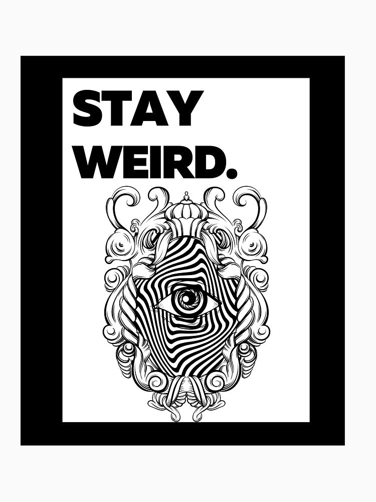Read Books Stay Weird Blue Quote by Ivy-si T-Shirts, Hoodie, Sweatshirt | BlankRebels.com (Image 3)