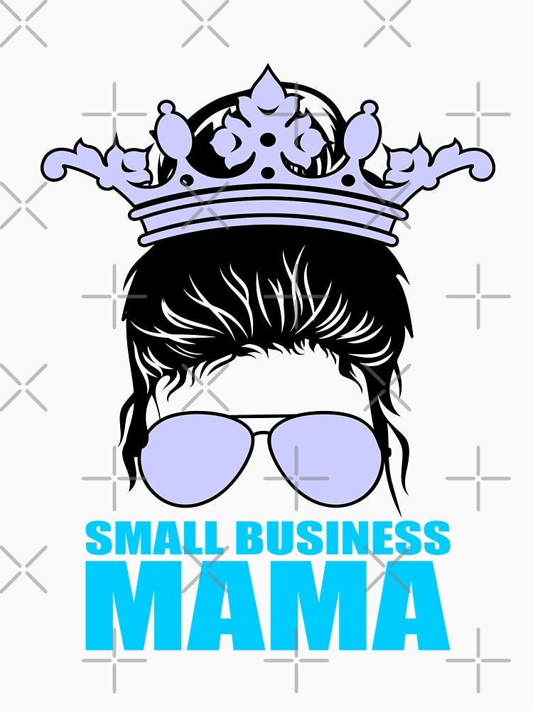 Small Business Mama - T-shirt Design - Sticker Redbubble by bluehatgraphics Hoodie, Sweatshirt | BlankRebels.com (Image 2)