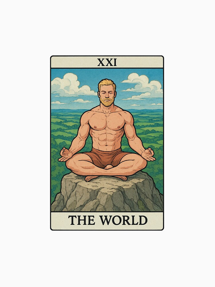 Tarot Card - XXI - The World - Blonde by step10studio T-Shirts, Hoodie, Sweatshirt | BlankRebels.com (Image 3)