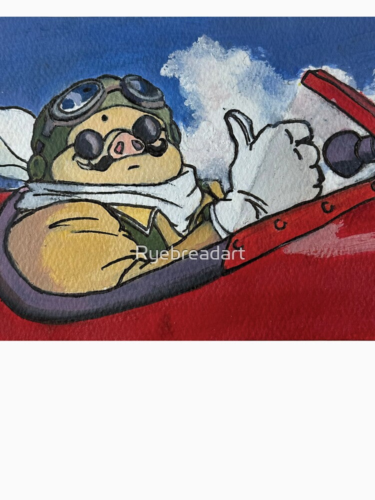 Painting of Porco by Ryebreadart T-Shirts, Hoodie, Sweatshirt | BlankRebels.com (Image 3)