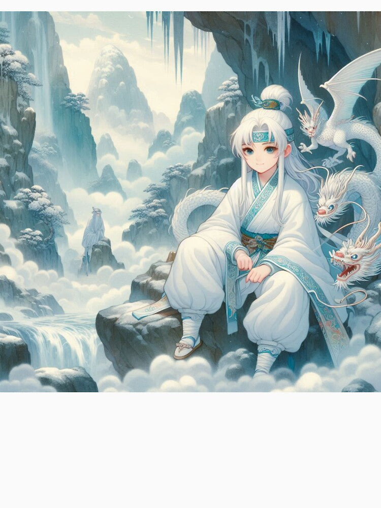Chinese boy and baby dragons by xsctasy T-Shirts, Hoodie, Sweatshirt | BlankRebels.com (Image 3)