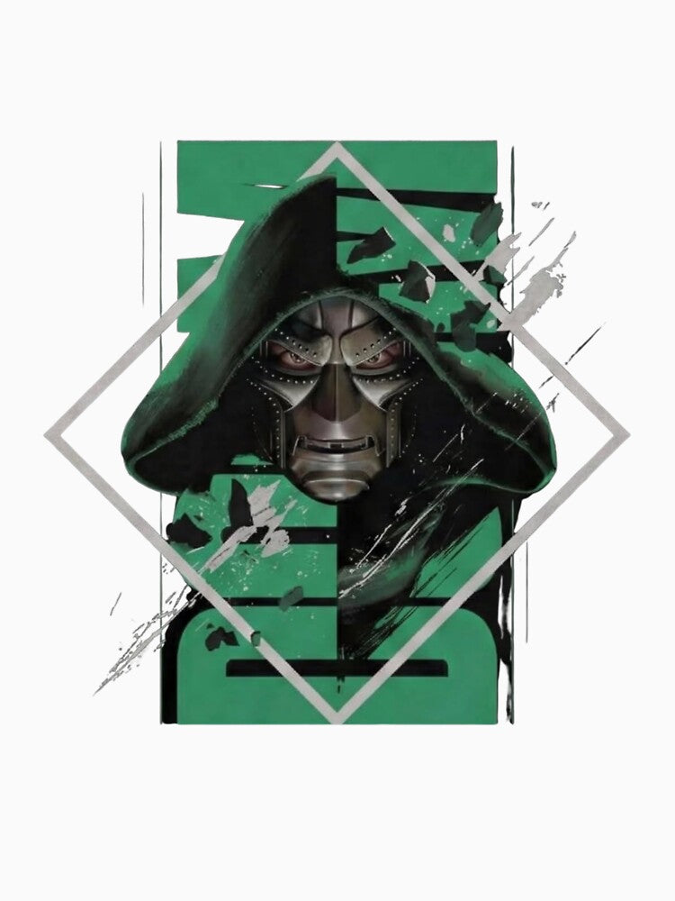 Emerald Doom – Hooded Villain Mask Abstract Art by Desinghouse2317 T-Shirts, Hoodie, Sweatshirt | BlankRebels.com (Image 3)