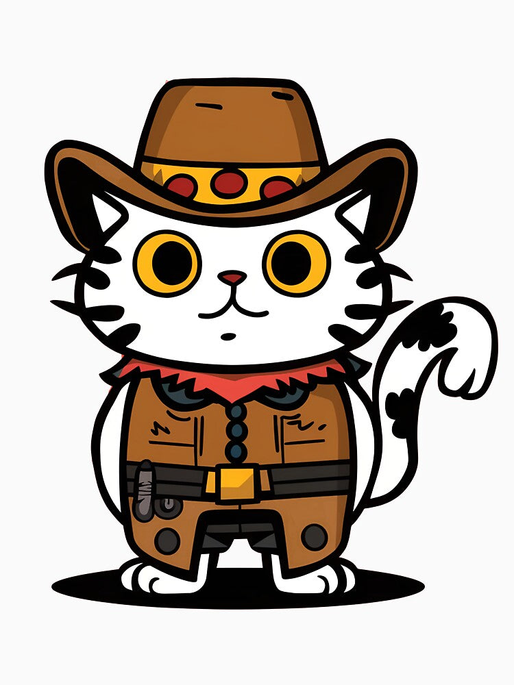 cowboy cat by 90's Misaki T-Shirts, Hoodie, Sweatshirt | BlankRebels.com (Image 3)