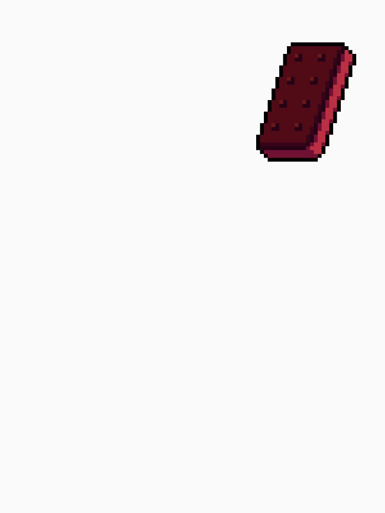 Pixel Strawberry Ice Cream Sandwich - pixel food art by LittleFoodShop