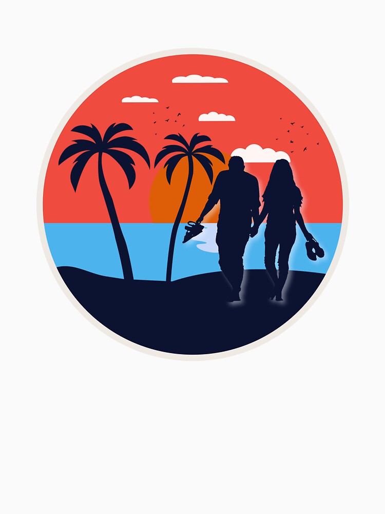 Couple On The Beach by TravelAddicts T-Shirts, Hoodie, Sweatshirt | BlankRebels.com (Image 3)