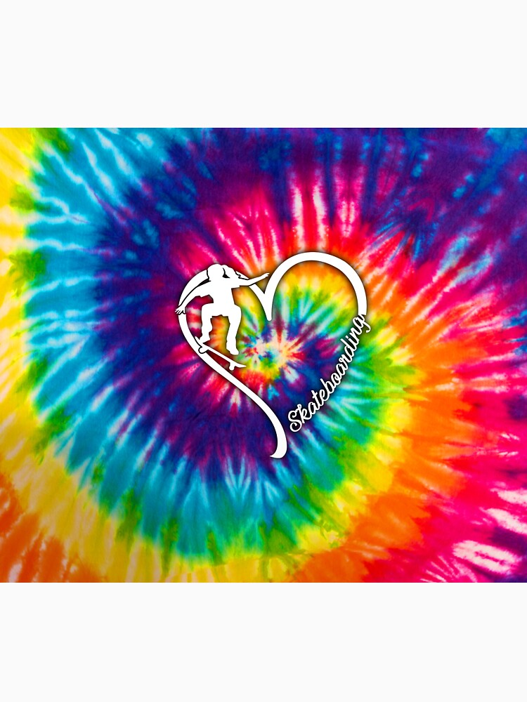 Skateboarding Tie Dye Art by VannaShanha T-Shirts, Hoodie, Sweatshirt | BlankRebels.com (Image 3)