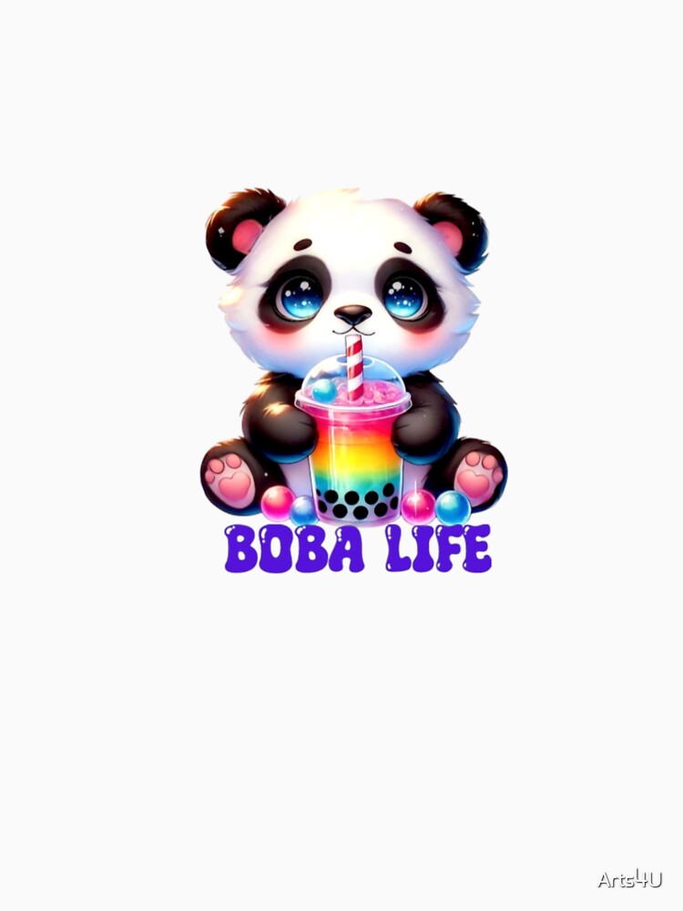 KAWAII PANDA ANIME CUTE BOBA TEA MATCHA STICKER 2 by Arts4U T-Shirts, Hoodie, Sweatshirt | BlankRebels.com (Image 2)