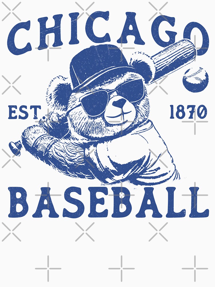 Vintage Grunge Chicago Baseball by ParadoxoMario T-Shirts, Hoodie, Sweatshirt | BlankRebels.com (Image 3)