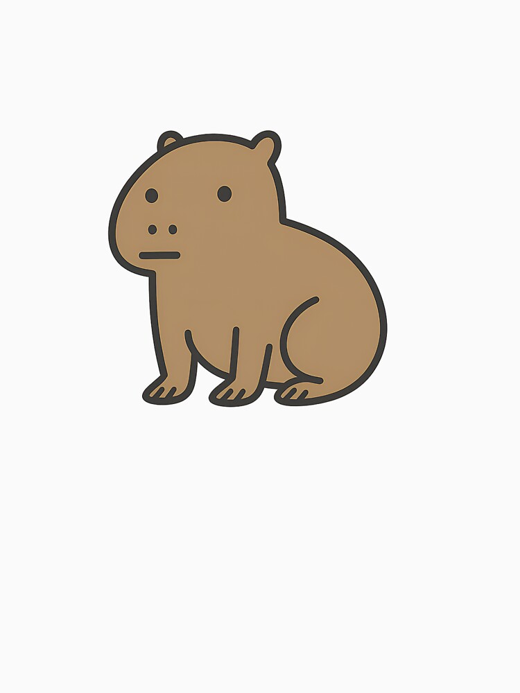 Meh Capybara '-' by NeoFolkLab T-Shirts, Hoodie, Sweatshirt | BlankRebels.com (Image 3)
