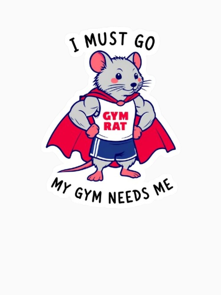 Gym rat t shirt by f1tness Hoodie, Sweatshirt | BlankRebels.com (Image 3)