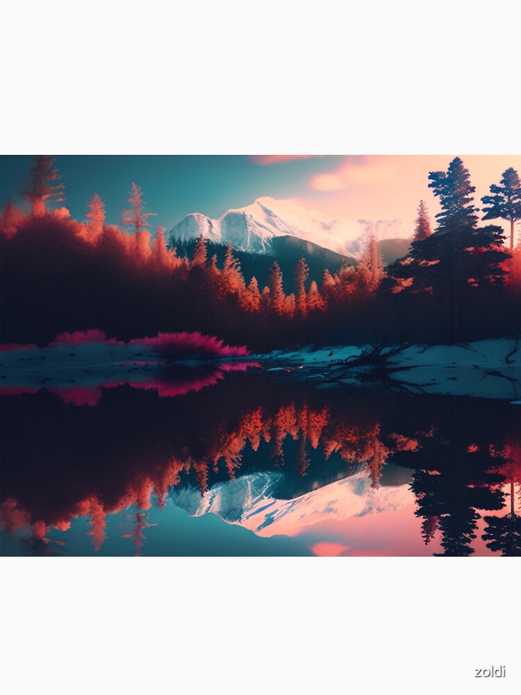 Sunset Landscape design by zoldi T-Shirts, Hoodie, Sweatshirt | BlankRebels.com (Image 3)