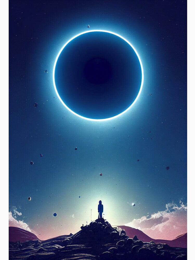 A Person Looking up to a Dyson Sphere by Jaraz T-Shirts, Hoodie, Sweatshirt | BlankRebels.com (Image 3)