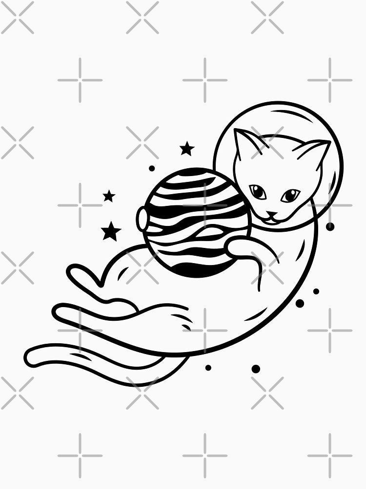 Ap Lang Space Cat by LionessLove T-Shirts, Hoodie, Sweatshirt | BlankRebels.com (Image 3)