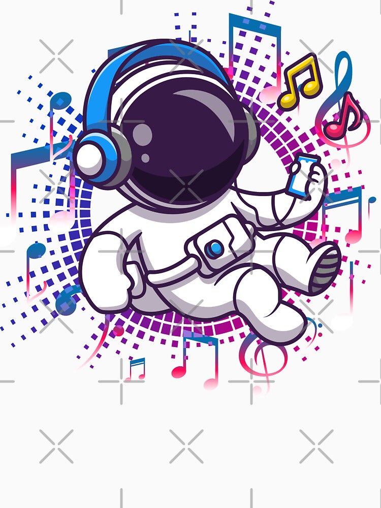 Astronaut Meme - Music by DigoCostaK7css T-Shirts, Hoodie, Sweatshirt | BlankRebels.com (Image 3)
