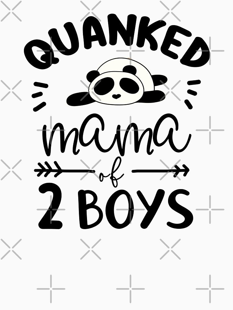 Quanked Mama of 2 Boys by GrimButterfly T-Shirts, Hoodie, Sweatshirt | BlankRebels.com (Image 3)