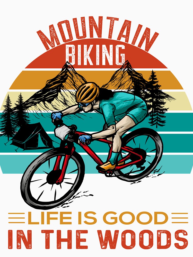 A mountain biker who rides his bike in nature by velisani T-Shirts, Hoodie, Sweatshirt | BlankRebels.com (Image 3)