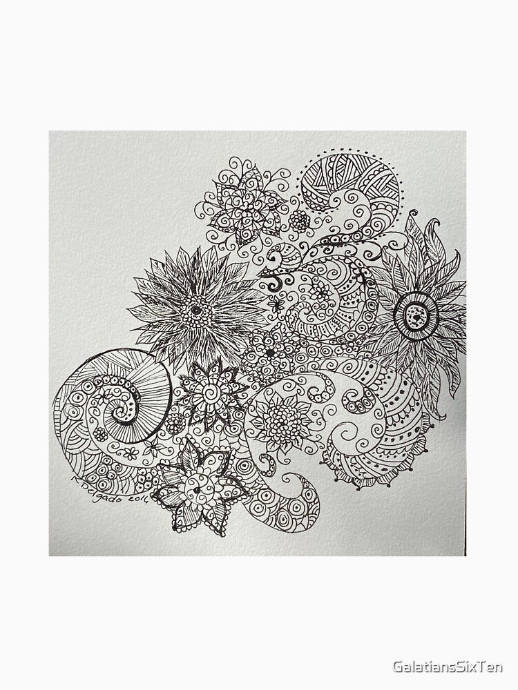 Floral Design by GalatiansSixTen T-Shirts, Hoodie, Sweatshirt | BlankRebels.com (Image 3)