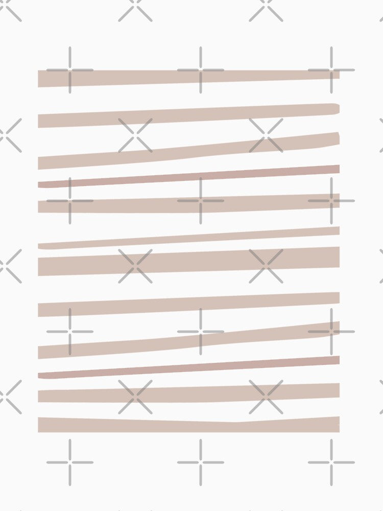 Simple Minimalist Abstract lines Nude Pattern by zedonee T-Shirts, Hoodie, Sweatshirt | BlankRebels.com (Image 3)