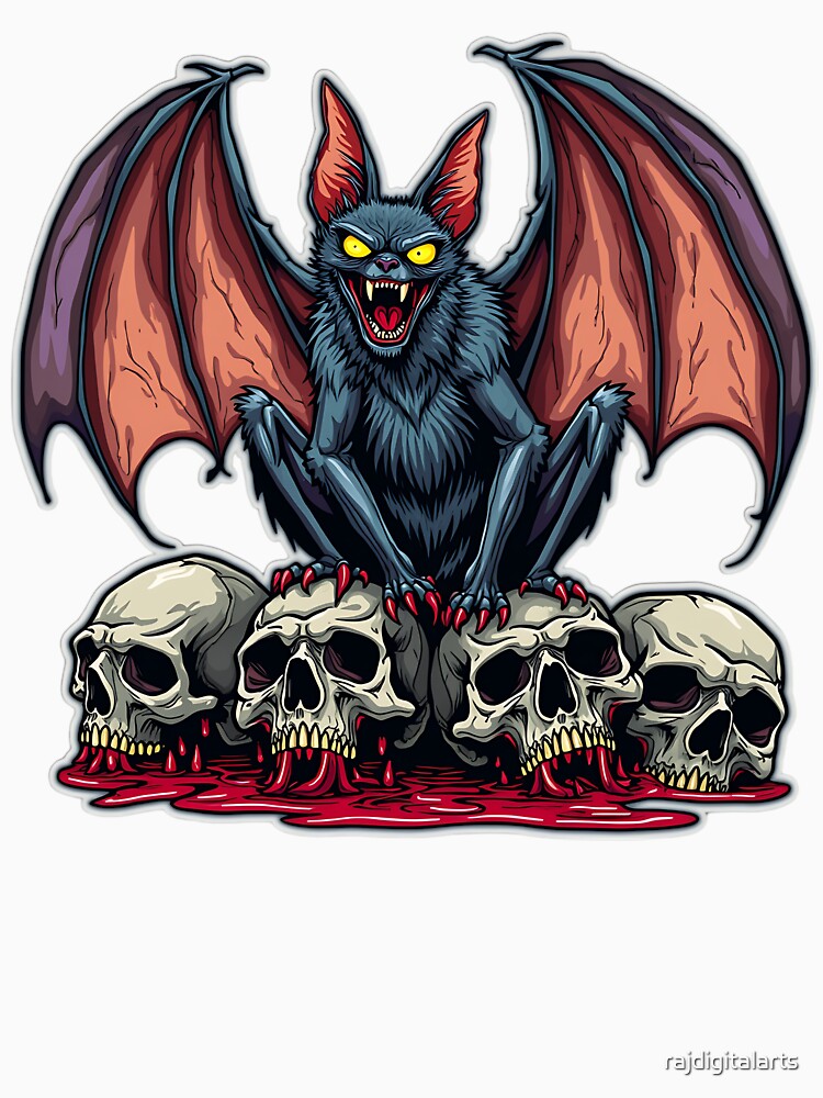 gothic bat by rajdigitalarts T-Shirts, Hoodie, Sweatshirt | BlankRebels.com (Image 3)