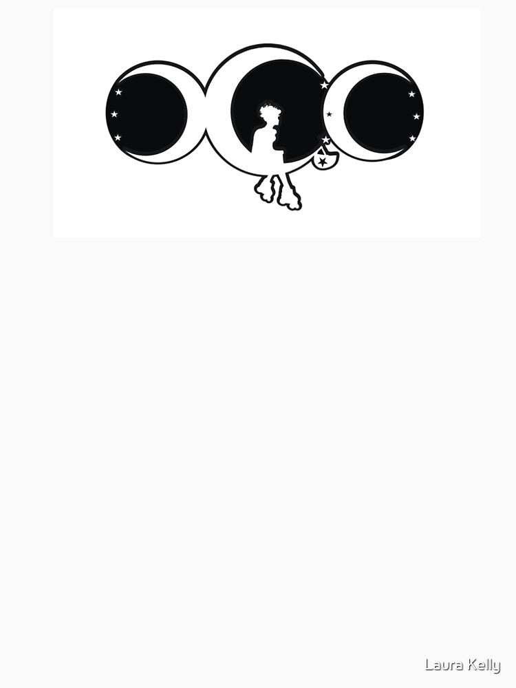 Triple Moon Roller Derby Goddess by cornmaiden8 T-Shirts, Hoodie, Sweatshirt | BlankRebels.com (Image 2)