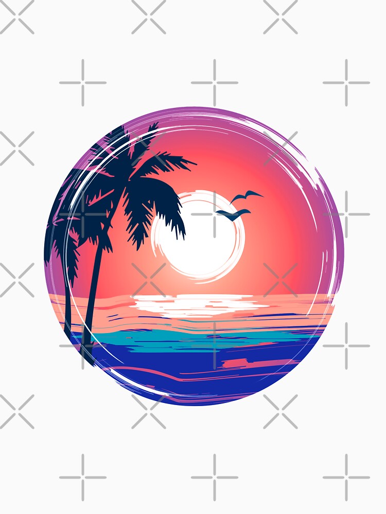 Beach Sunset by AHthatIsNice T-Shirts, Hoodie, Sweatshirt | BlankRebels.com (Image 3)