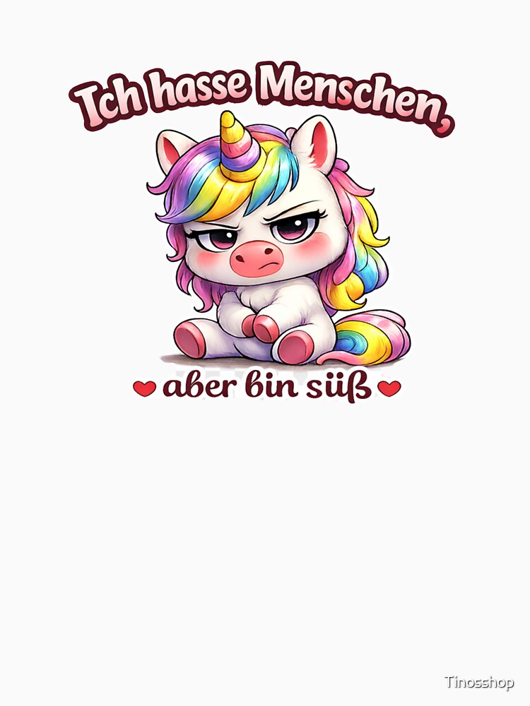 Cute Unicorn But Hates People by Tinosshop T-Shirts, Hoodie, Sweatshirt | BlankRebels.com (Image 3)