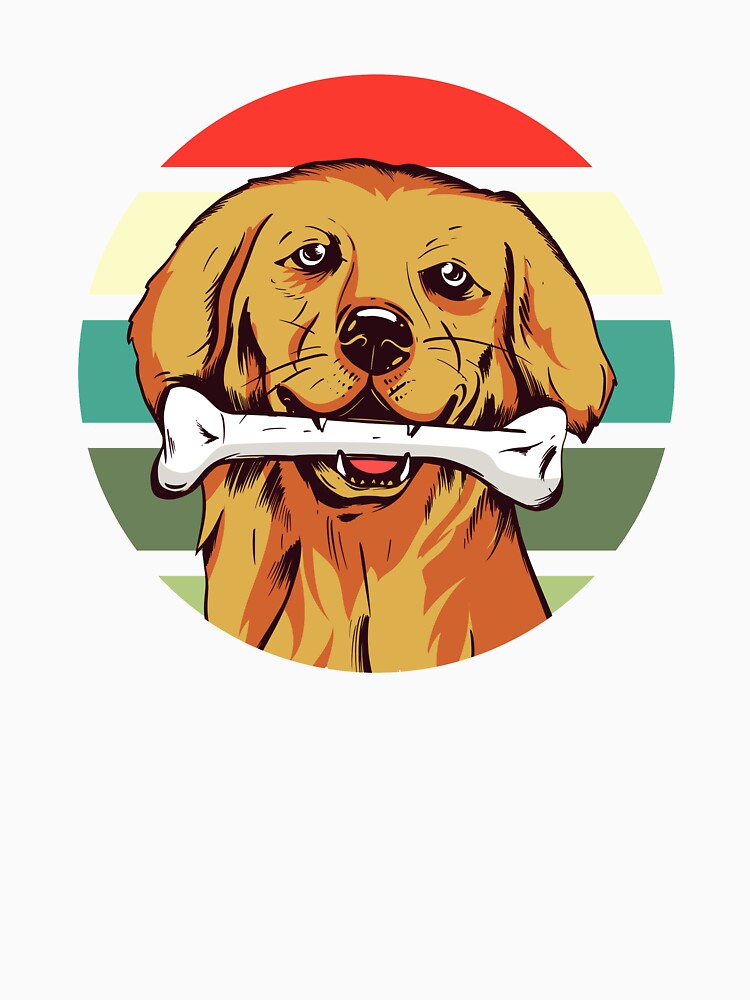 Golden Retriever Dog by Cute and Funny Animal Art Designs T-Shirts, Hoodie, Sweatshirt | BlankRebels.com (Image 3)