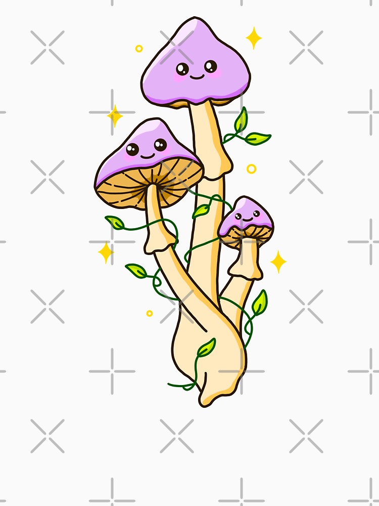 Kawaii Mushroom by Kimprut T-Shirts, Hoodie, Sweatshirt | BlankRebels.com (Image 3)
