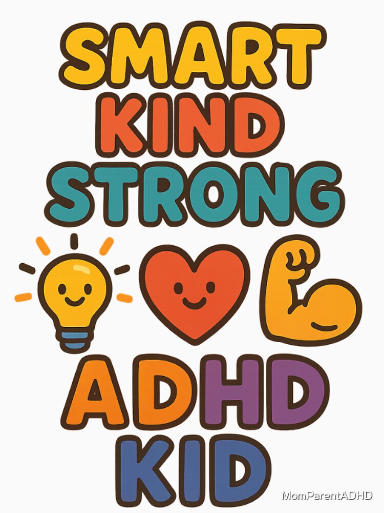 Smart Kind Strong – Proud ADHD Kid Design by MomParentADHD T-Shirts, Hoodie, Sweatshirt | BlankRebels.com (Image 3)