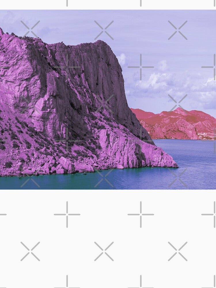 Retro Landscape Vaporwave Style by Peekonet T-Shirts, Hoodie, Sweatshirt | BlankRebels.com (Image 3)