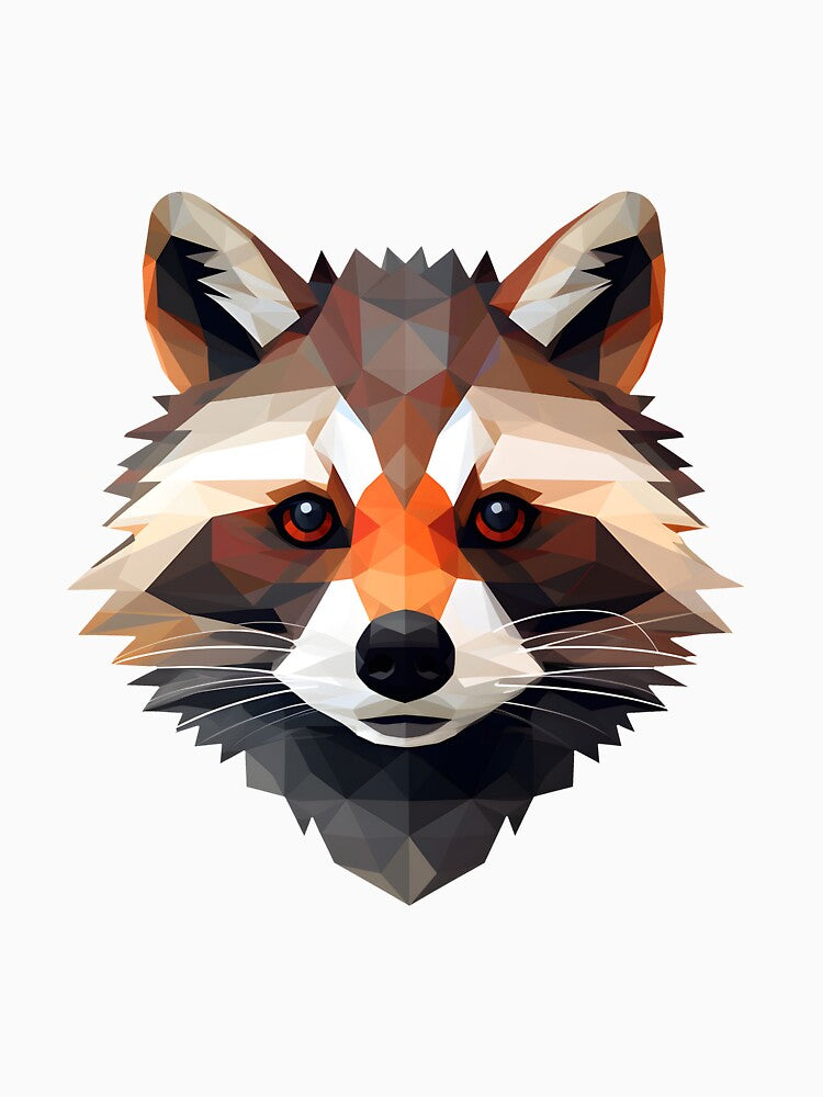 Raccoon - Geometric Patterns, trash panda by Vansky-Art T-Shirts, Hoodie, Sweatshirt | BlankRebels.com (Image 3)