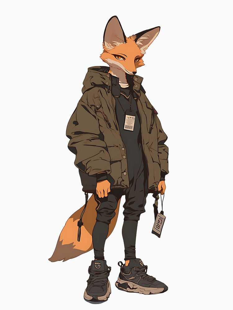 Streetwear Urban Fox by bapupa T-Shirts, Hoodie, Sweatshirt | BlankRebels.com (Image 3)