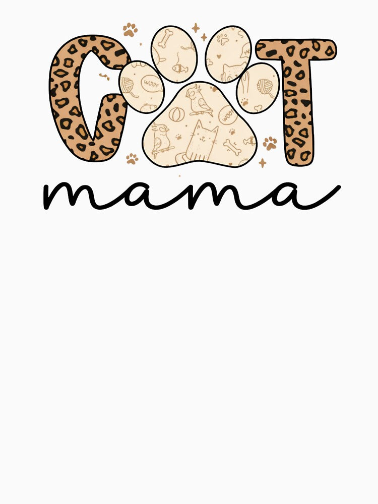 Cat Mama Leopard by raccoon2opossum T-Shirts, Hoodie, Sweatshirt | BlankRebels.com (Image 3)