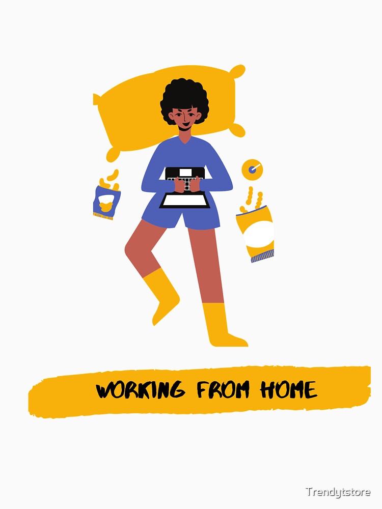 Working From Home by Trendytstore T-Shirts, Hoodie, Sweatshirt | BlankRebels.com (Image 3)
