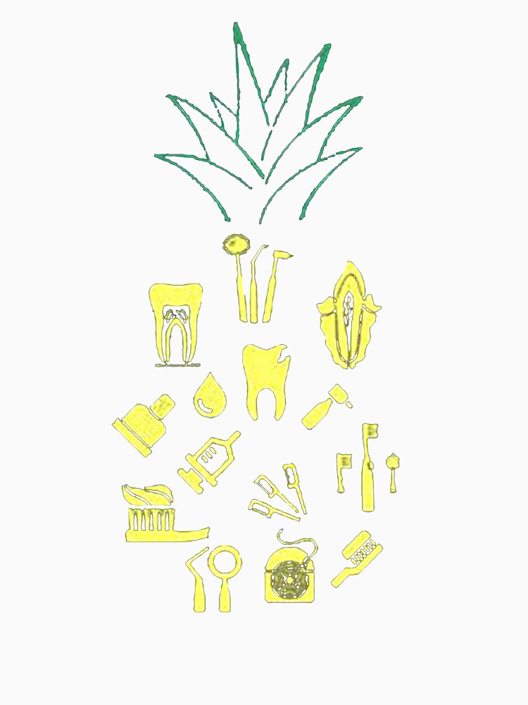 Dentist Pineapple Shirt Tank Top Hoodie Dentist Shirt Dentist Gift Dental Hygienist Dental Student Gift For... (Image 3)